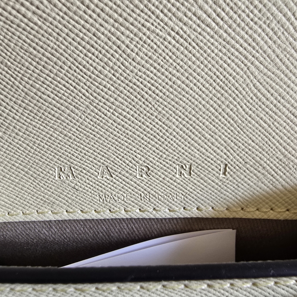 MARNI Nano Trunk Crossbody Bag Light Yellow - Picture 6 of 10